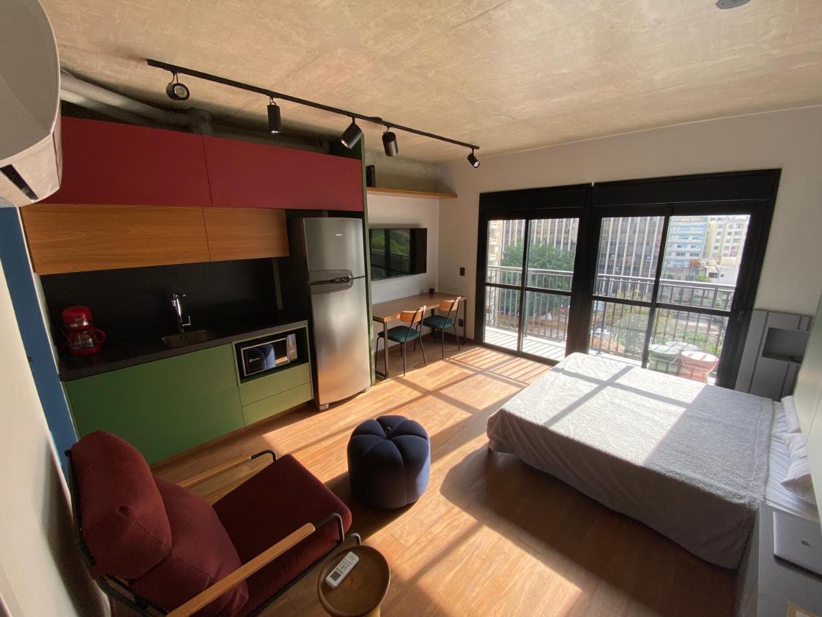 97 New Next Paulista Av, Fast Wifi And Balcony Apartamento